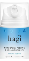 Hagi , AQUA jemný peeling s rýžovými částicemi, 50 ml