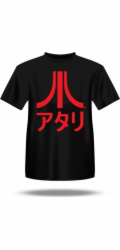 Puma Pánské tričko s japonským logem ATARI / Černé /XL