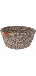 Home Styling Collection Kolekce bytového stylingu Bavlněný tkaný úložný košík, 18 x 8 cm