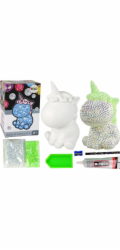 LeanToys Jednorožec DIY stavebnice Diamanty Krystaly Zelená