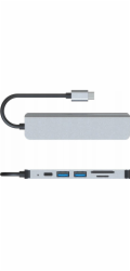 Bounn USB HUB Hub 6v1 USB-C HDMI 4K30hz USB C USB 3.0 USB 2.0 + SD/TF
