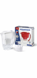 Aquaphor Filtrační konvice Amethyst 2,8 l s žebrovaným víkem, bílá + 1 kartuše Maxfor Plus
