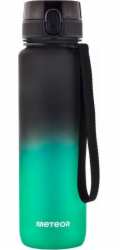 Meteor Stepper Sportovní láhev Meteor 1000 ml černá/zelená