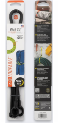 Nite Ize Organizér na gumičky , Nite Ize Gear Tie, 6 kusů, 2 ks, černý