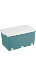 Tega Baby Velký box na hračky na kolečkách - Tyrkysový
