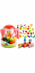 LeanToys Potraviny v džbánu Zelenina Ovoce 50 ks LEAN Toys