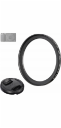 Kf Redukční kroužek adaptéru 42mm-49mm K&F pro Ricoh GR II III IIIx + krytka objektivu / SKU.2328
