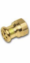 SANHA Press Přechodová objímka pro plyn GW 22 mm x 1 (111270221)