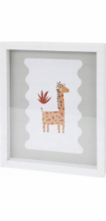 Home Styling Collection Obraz v rámu do dětského pokoje, 28 x 22,5 cm