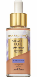 MAX FACTOR Výživný make-up Miracle Pure 2v1 Skin Reset se sérem s veganským složením 60-80 Light až Medium 30ml