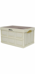 Nils Extreme Skládací kempingový box bílý s funkcí stolu 2v1 Nils Camp NCB4007 35x22x12 cm 15L