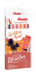 Pentel Štětcové pero na cedule Twin SESW3