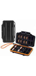 Kf Pevné pouzdro a krabička pro 36x paměťové karty SD / SDHC / SDXC / TF Micro MicroSD / 31.106