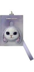 iLike Peněženka Nimmy Card Purple Big Eyed Pet 2.0 Rabbit