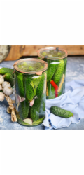 Weck Válcová nádoba 340 ml s víčkem - balení po 6 kusech