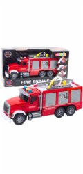 LeanToys Světla hasičského vozu s vodními světly zní červeně 1:14
