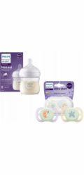 Avent SCY900/01+SCF075/07 responzivní lahvička 125 ml + třásně