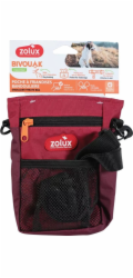 Zolux BIVOUAK taška na psí pamlsky na popruhu červená