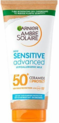 Garnier Ambre Solaire Sensitive Advanced hypoalergenní ochranné mléko SPF50+, 175 ml