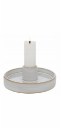 Boltze Kulatý porcelánový svícen MARIMA, 4 cm