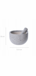 KitchenCraft Keramická kuchyňská hmoždíř a tlouček