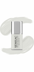 Semilac One Step Glossy 3v1 hybridní lak na nehty S110 The White 7 ml