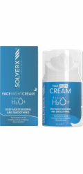 Solverx Deep H2O+ Hloubkově hydratační noční krém pro suchou a dehydratovanou pleť 50ml