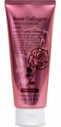 Orjena Růžová kolagenová čisticí pěna na obličej 180ml