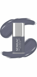 Semilac One Step Glossy 3v1 hybridní lak na nehty S185 kamenně šedá 7 ml