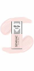Semilac Skin Tone krycí báze pod hybridní laky na nehty, poloprůhledná, růžovo-béžová, 7 ml