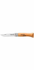 Opinel Žiletka N6 z uhlíkové oceli, bukové dřevo, 7 cm