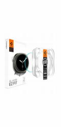 Spigen GLASS TVRZENÉ SKLO „EZ-FIT“ 2 KS PRO HODINKY GALAXY WATCH 8 (40 MM) ČIŘÉ