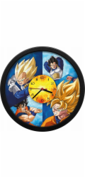 KIDS Velké nástěnné hodiny 25 cm pro děti / Dragon Ball / DB00001