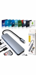 Platinet USB adaptér Multimediální adaptér Platinet 7v1 (45985)