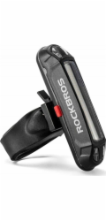 RockBros Zadní světlo na kolo pod sedlo, červené, vodotěsné, USB-A Zadní světlo na kolo pod sedlo, červené, vodotěsné, USB-A