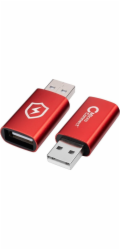 MicroConnect Adaptér USB Microconnect MC-AAADAP-SC pro změnu pohlaví / kabely USB A, červený