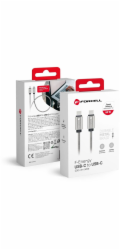 ForCell Kabel USB-C - USB-C 2 m stříbrný