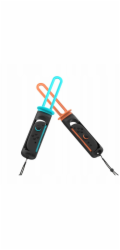 Yaxo Držák Joy-Con SWORD SET pro NS/NS2 v barvách Inferno oranžová a Hydro modrá