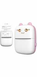 Hurtel Termotiskárna štítků Mini Cat s Bluetooth a Fun Print, stažení do telefonu, růžová Termotiskárna štítků Mini Cat s Bluetooth a Fun Print, stažení do telefonu, růžová