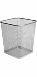 Forofis Odpadkový koš FOROFIS 91329 odpadkový koš stříbrný kovový síťovaný