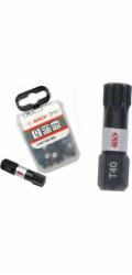 BOSCH Bit 1/4-T40-25mm Torx Impact 25 kusů (2607002808)