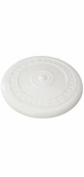EBI Hračka Gumový frisbee Bílá/Vanilka 23cm