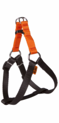DINGO Postroj FRED pro psy s páskou ENERGY, oranžový, velikost 85