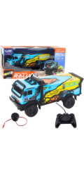 LeanToys Dálkově ovládaný truck RC dálkové ovládání zvuky modře