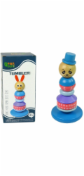 LeanToys Dřevěná vzdělávací pyramida Panda vyvažovací věž LEAN Toys