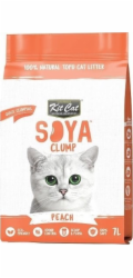 Kit Cat Sójová kočičí stelivo ECO* Broskev 7 l 2,5 kg