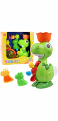 LeanToys Sada hraček do koupele s dinosaurem a příslušenstvím do mlýnku, 8 ks