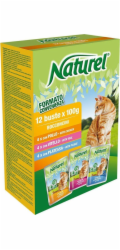 Life Pet Care LIFE CAT NATUREL BOX 12x100g KUŘECÍ + TELECÍ + PLATÝS