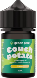 Cosma Cannabis Green Paw Couch Potato 60ml - CBD olej na bázi lososového oleje s 10% krilového oleje