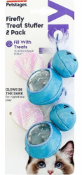 Petstages Firefly Treat Stuffer hračka pro kočky svítící ve tmě - Světlušky pro kočičí pamlsky